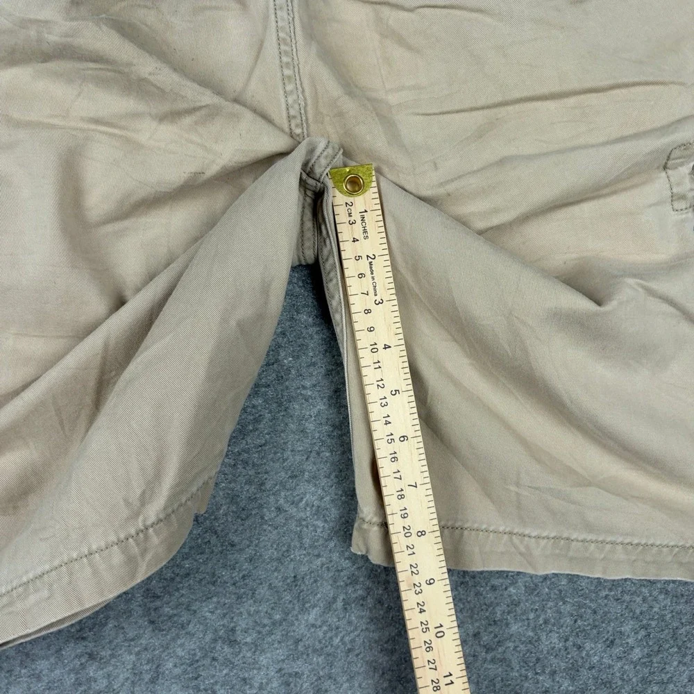 Levi's Cargo Shorts Mens W34 Tan Khaki Y2K Utility Distressed‎ Workwear Outdoor